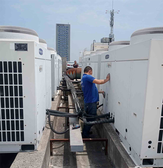 德兴中央空调制热和不制冷系统维修方法